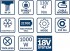 Bosch Professional 18V Profi sada GSR+GDX+GWS+GBH