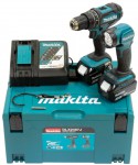 Makita DLX2497J aku sada DHP482 + DML815 + MAKPAC