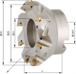 Format 7429990240 rovinn frza 45 Z10 prmr 100 mm s vnitnm chlazenm 551-10-100-116