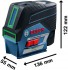 Bosch GCL 2-50 CG rov laser + RM2 + BM 3 Clip + 12 V Batpack + L-Boxx 136, 0601066H00