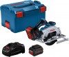 Bosch GKS 18V-57-2 aku okrun pila + 2x 5,5 Ah + L-Boxx 238, 06016C1102