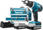 Makita DF457DWEX6 aku roubovk + 2x 1,3 Ah + 102 dln  psl. + kufr