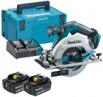 Makita DHS680RTJ aku bezuhlkov okrun pila 2x 5,0Ah + Makpac