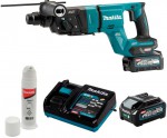 Makita HR007GM201 aku kladivo SDS-Plus Li-ion XGT + 2x 40 V / 4,0 Ah + kufr