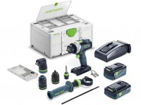 Festool QUADRIVE TPC 18/4 5,0/4,0 I-Set/XL aku bezuhlkov vrtaka 577622