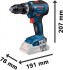 Bosch GSB 18V-55 aku bezuhlkov roubovk s pklepem + 2x 4,0 Ah + 82-dln psl. + L-Case