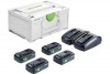 Festool SYS 18V 4x4,0/TCL 6 DUO startovac sada 577104