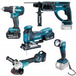 Makita DLX5044TJ aku sada + 3x 5,0Ah + MAKPAC