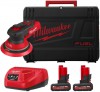 Milwaukee M12 FROS5-502X aku excentrick bruska 150 mm s obnm kolem 5 mm, 2x 5,0 Ah, 4933493651