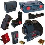 GLL 3-80 P kov laser + LR 2 laserov pijma + BM 1 drk + 1608M0080N svorka k drku + kufr L-Boxx, 060106330A Bosch