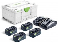 Festool SYS 18V 4x5,0/TCL 6 DUO napjec sada 577709