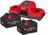 Milwaukee M18 FORGENRG-802DBSC sada akumultor a nabjeky 4933498616