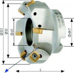 Format 29992090 rovinn nstrn frza 45 Z16 SEET/SEEW prmr 250 mm, s vnitnm chlazenm