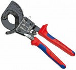 9531250 klet na kabely (princip rohatky se zpadkou) 250 mm Knipex