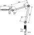 Eschenbach varioLED 1,9x stojanov lupa s osvtlenm