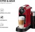 Krups XN7615 Citiz&Milk Nespresso kvovar 19 bar erven s napovaem Aeroccino
