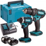 Makita DLX2131TJ sada aku vrtaka DHP482 + aku utahovk DTD152 + 2x 5,0 Ah