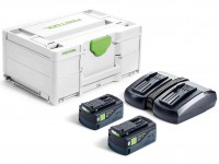 Festool SYS 18V 2x5,0/TCL 6 DUO napjec sada 577707